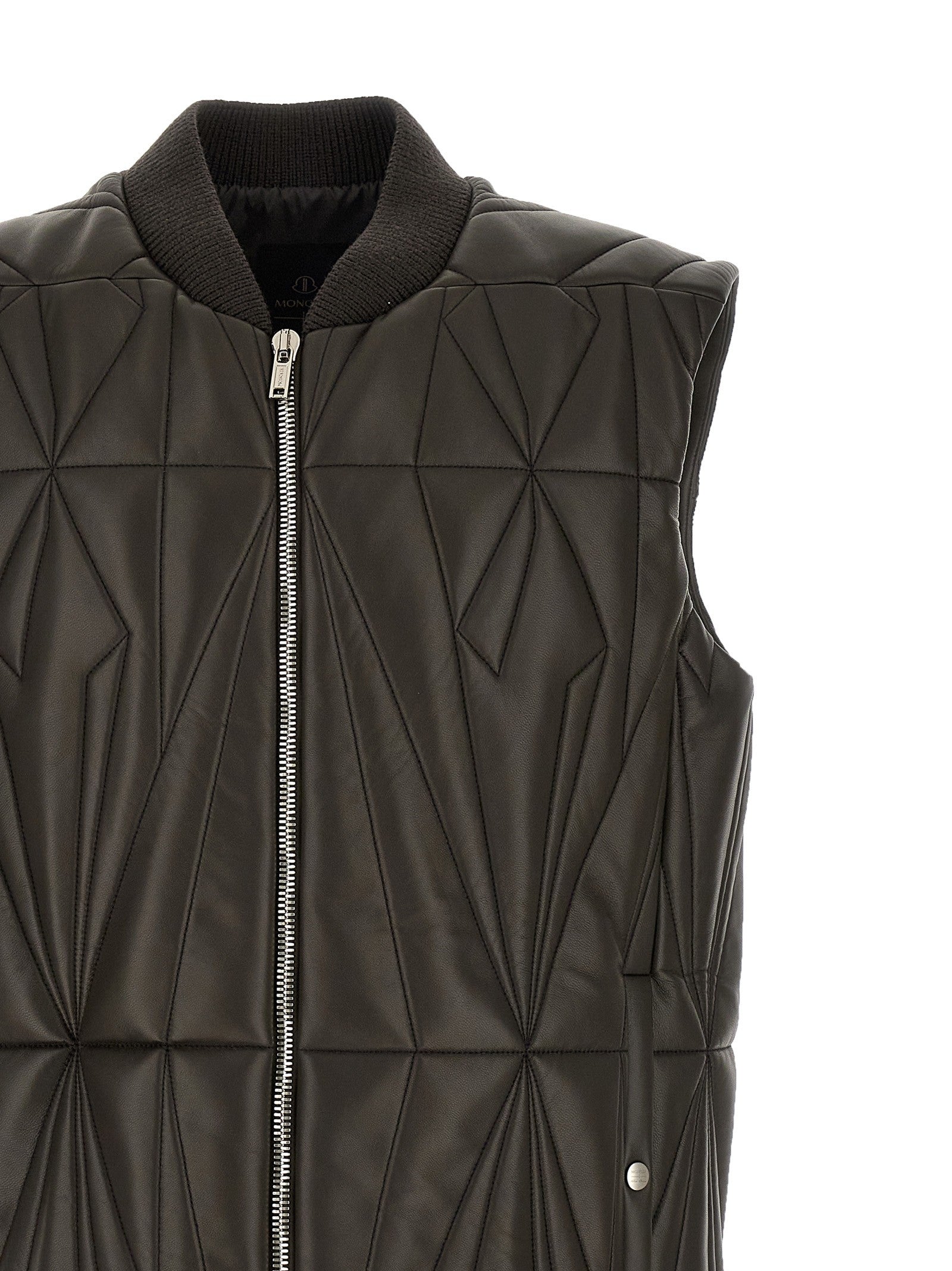 Rick Owens Moncler + Rick Owens Geocamo Flight Vest Brown