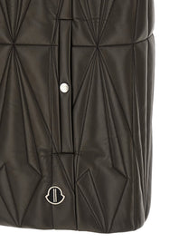 Rick Owens Moncler + Rick Owens Geocamo Flight Vest Brown