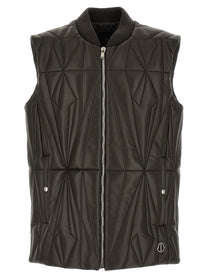 Rick Owens Moncler + Rick Owens Geocamo Flight Vest Brown