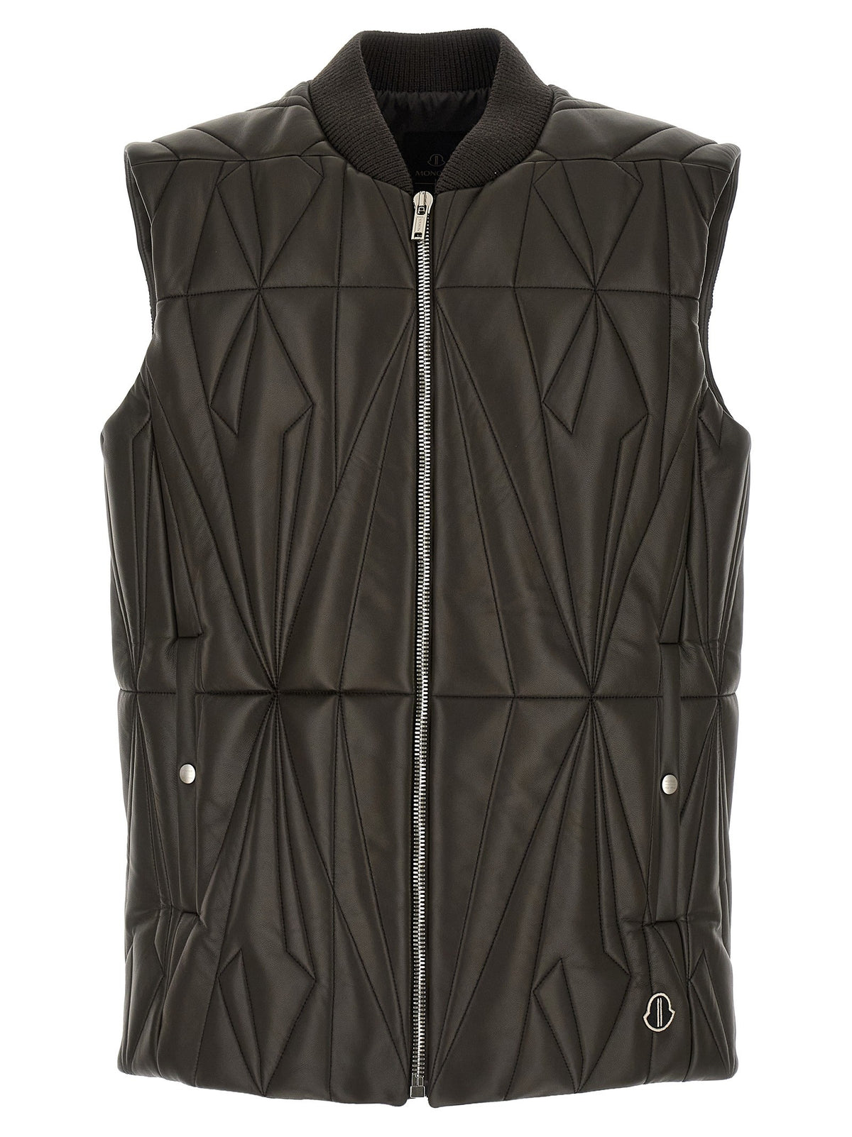 Rick Owens Moncler + Rick Owens Geocamo Flight Vest Brown