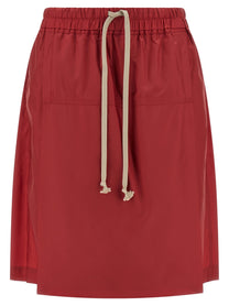 Rick Owens Moncler + Rick Owens Kiltshorts Bermuda Shorts Red