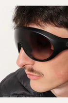 Moncler + Rick Owens Men's Bio Nylon Sunglasses Black, view 2