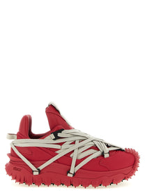 Rick Owens Moncler + Rick Owens Trailgrip Megalace Sneakers Red