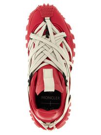 Rick Owens Moncler + Rick Owens Trailgrip Megalace Sneakers Red