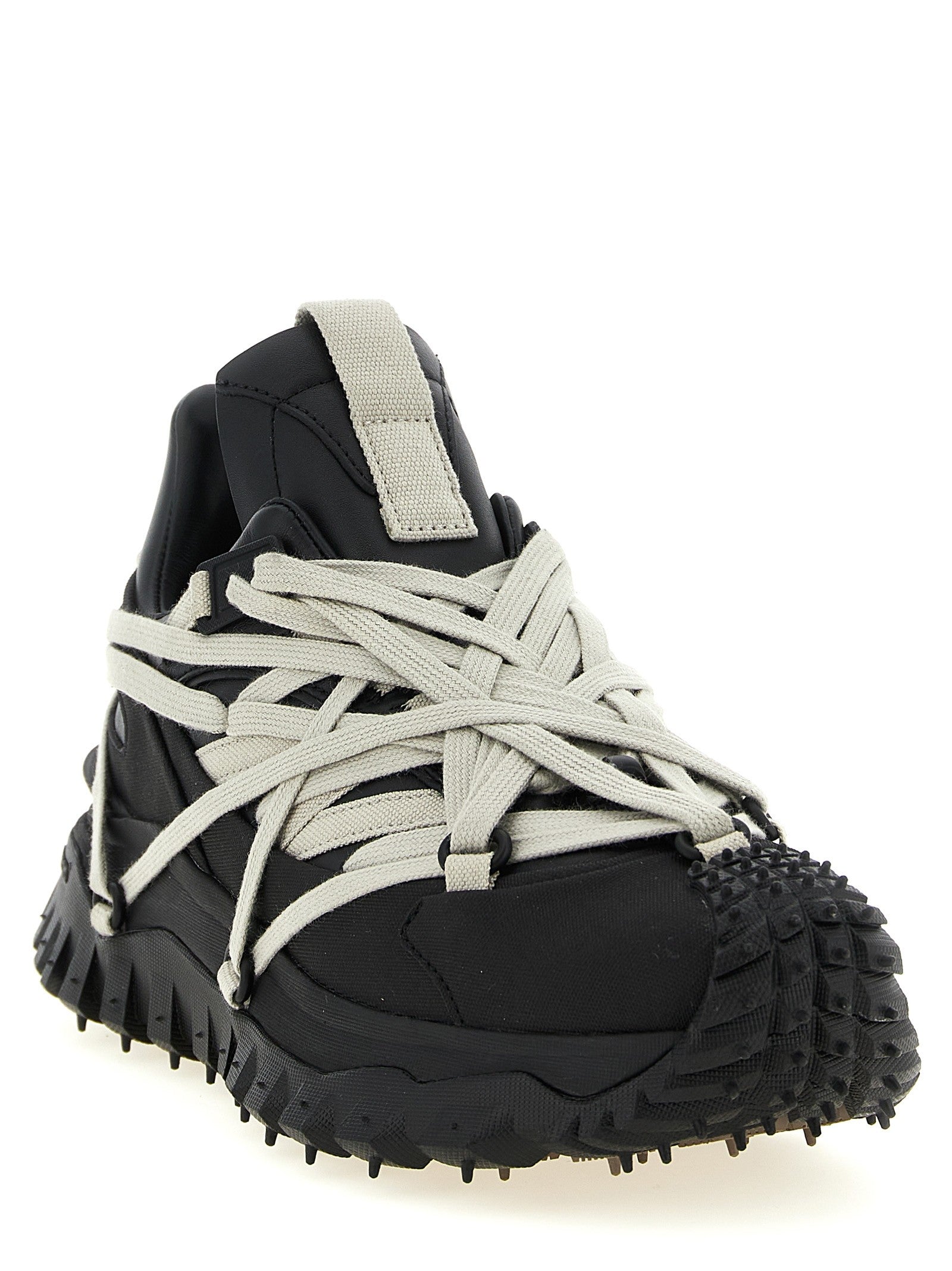 Rick Owens Moncler + Rick Owens Trailgrip Megalace Sneakers Black