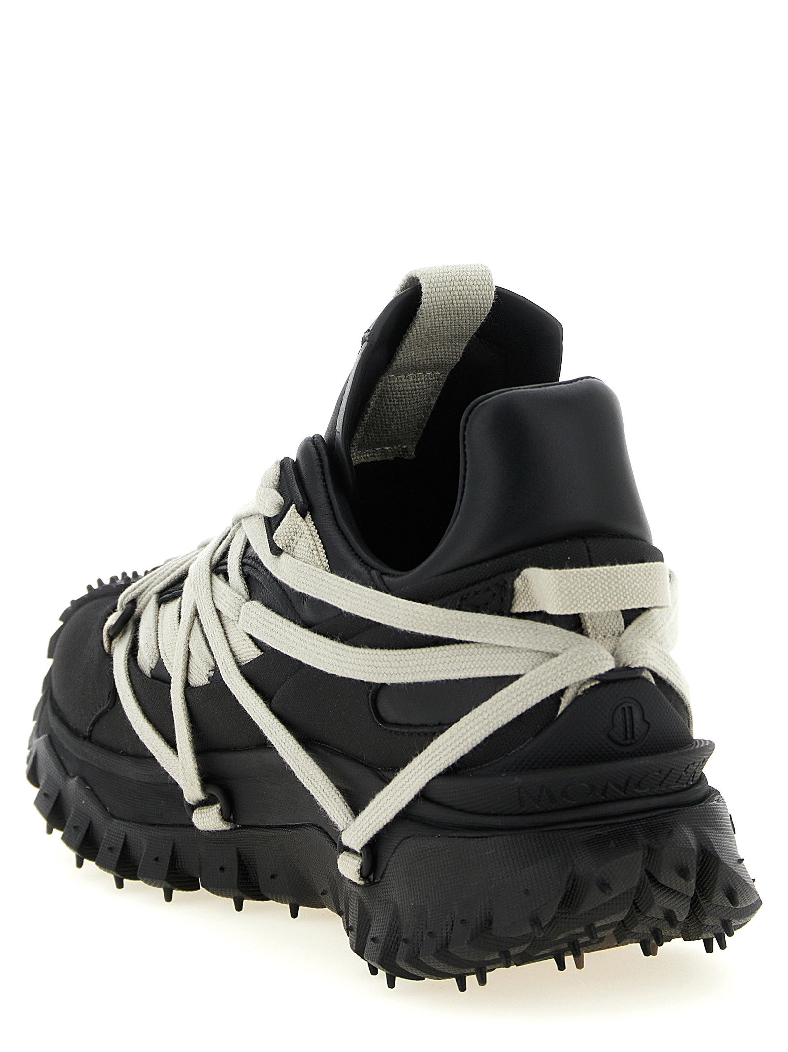 Rick Owens Moncler + Rick Owens Trailgrip Megalace Sneakers Black