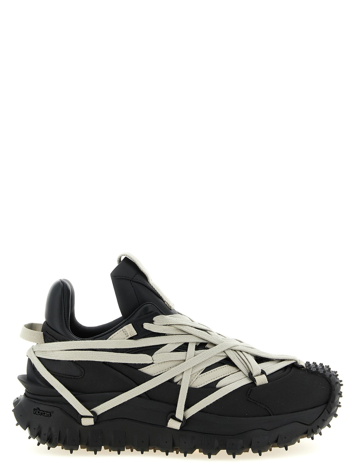 Rick Owens Moncler + Rick Owens Trailgrip Megalace Sneakers Black