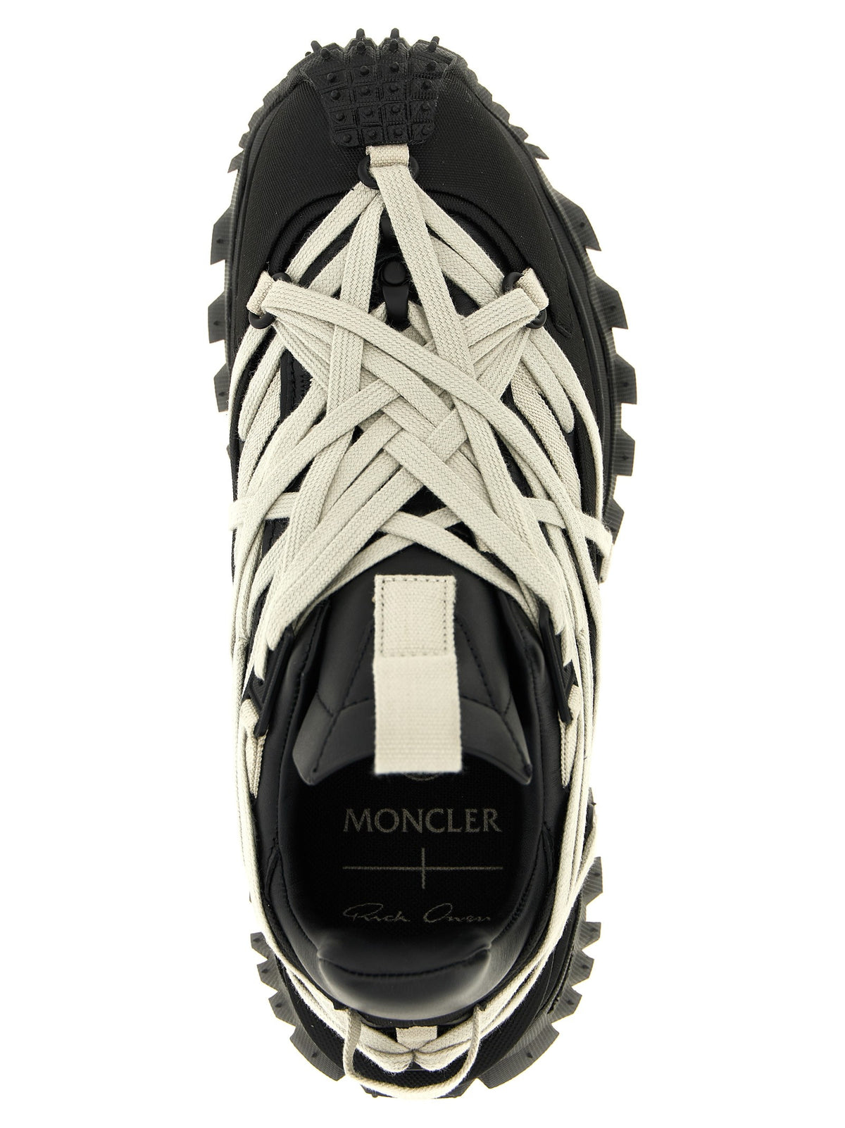 Rick Owens Moncler + Rick Owens Trailgrip Megalace Sneakers Black