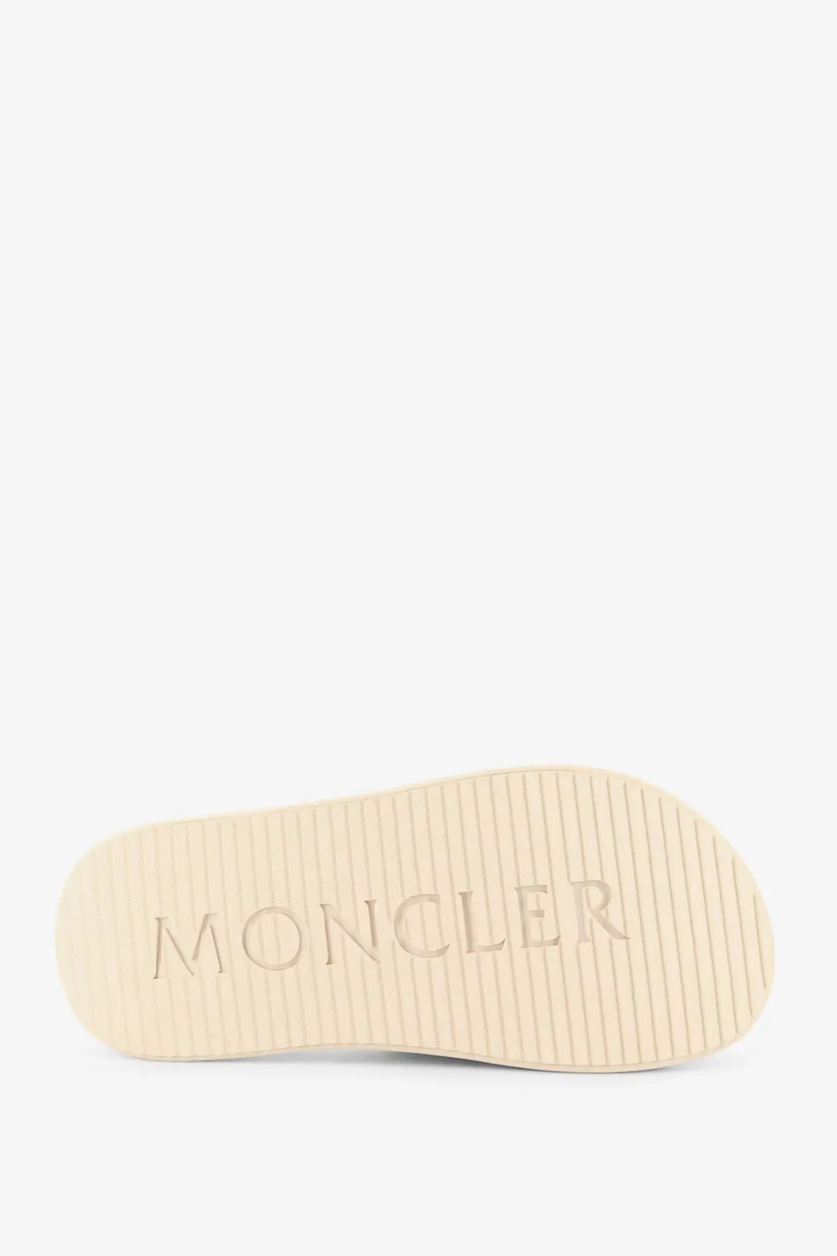 Moncler Women's Altive Rubber Sandals White, view 4