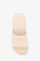 Moncler Women's Altive Rubber Sandals White, view 5