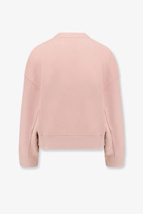 Moncler Women's Cotton Sweatshirt Pink