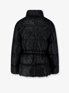 Moncler Women's Mouettes Shiny Down Jacket Black, view 2