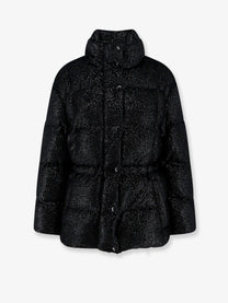 Moncler Women's Mouettes Shiny Down Jacket Black
