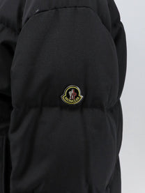Moncler Women's Verone Nylon and Cotton Down Jacket Black, view 3