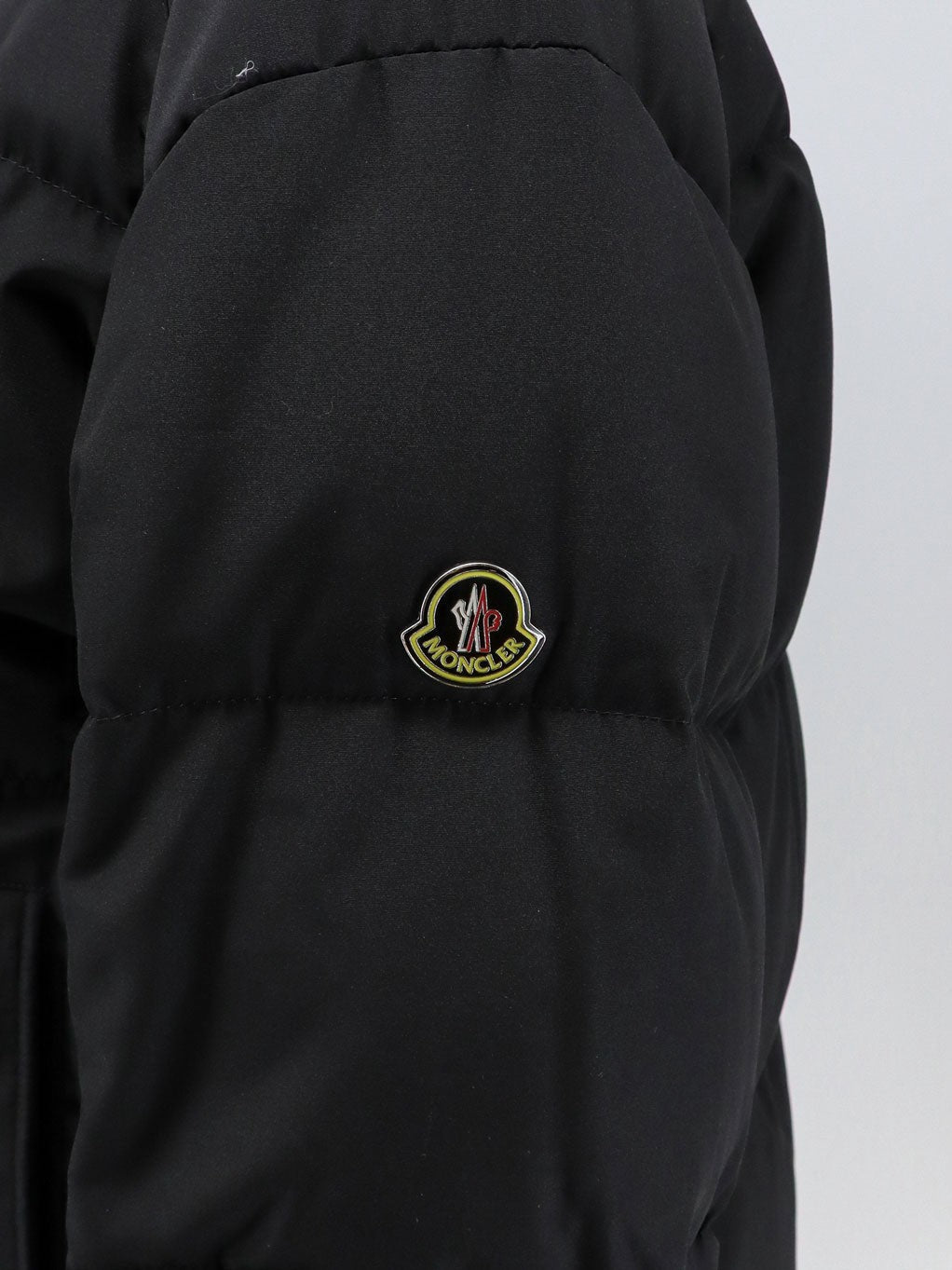 Moncler Women's Verone Nylon and Cotton Down Jacket Black, view 3