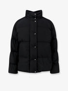 Moncler Women's Verone Nylon and Cotton Down Jacket Black