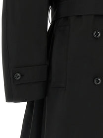 Moncler Genius Moncler Edward Enninful Zake Trench Coat Black