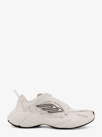 Balenciaga Women's Monday Low Top Sneakers in Leather White