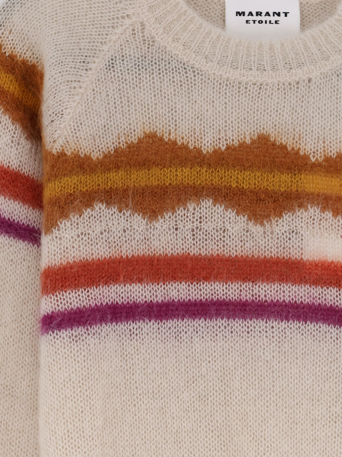 Isabel Marant Étoile Women's Monette Mohair and Cashmere Blend Sweater White