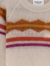 Isabel Marant Étoile Women's Monette Mohair and Cashmere Blend Sweater White
