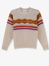 Isabel Marant Étoile Women's Monette Mohair and Cashmere Blend Sweater White