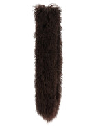 Yves Salomon Mongolian Sheepskin Scarf Brown