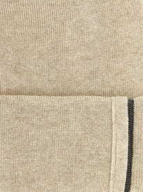 Brunello Cucinelli Monile Beanie Beige