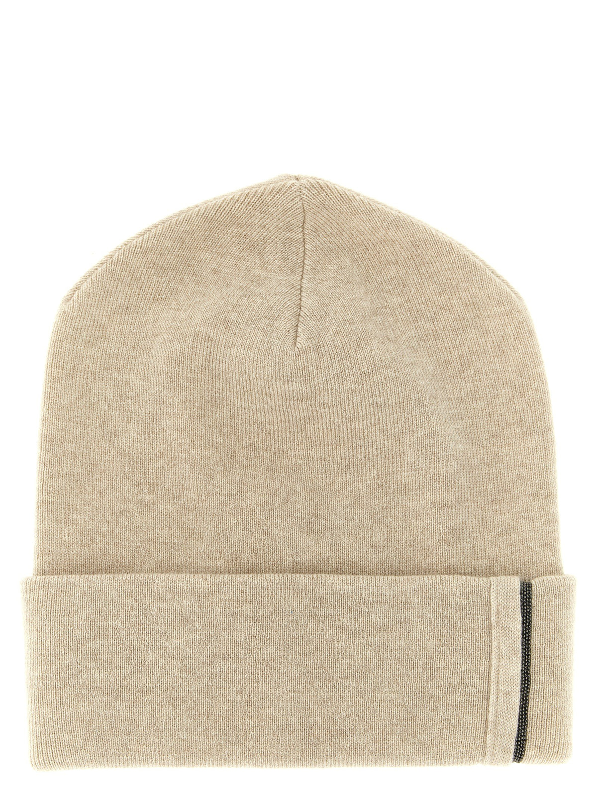 Brunello Cucinelli Monile Beanie Beige