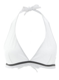 Brunello Cucinelli Monile Bikini Top White