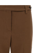 Brunello Cucinelli Monile Cotton Pants Brown, view 3