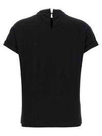 Brunello Cucinelli Monile Crew Neck Shirt Black