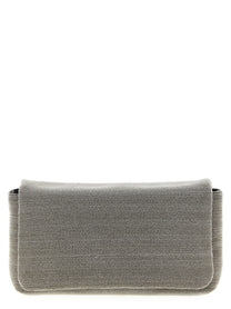 Brunello Cucinelli Monile Crossbody Bag Silver