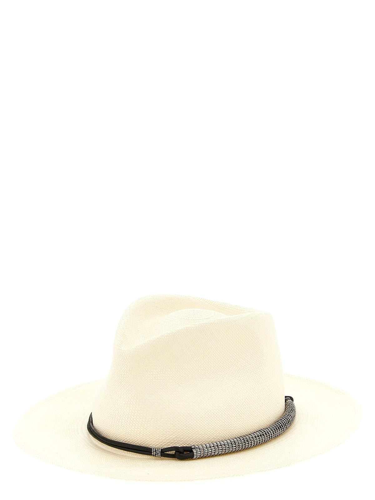 Brunello Cucinelli Monile Hat Beige, view 2