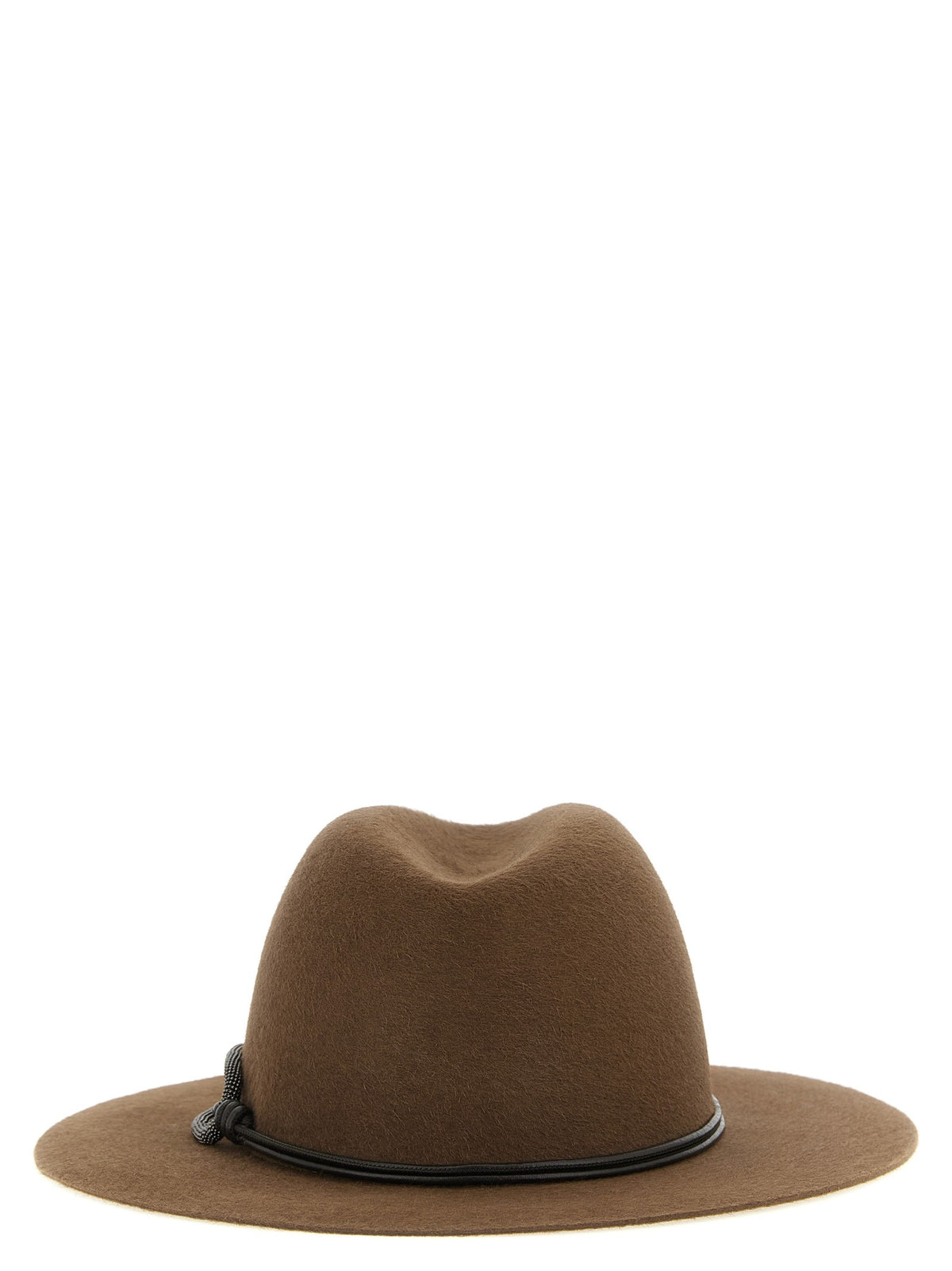 Brunello Cucinelli Monile Hat Brown