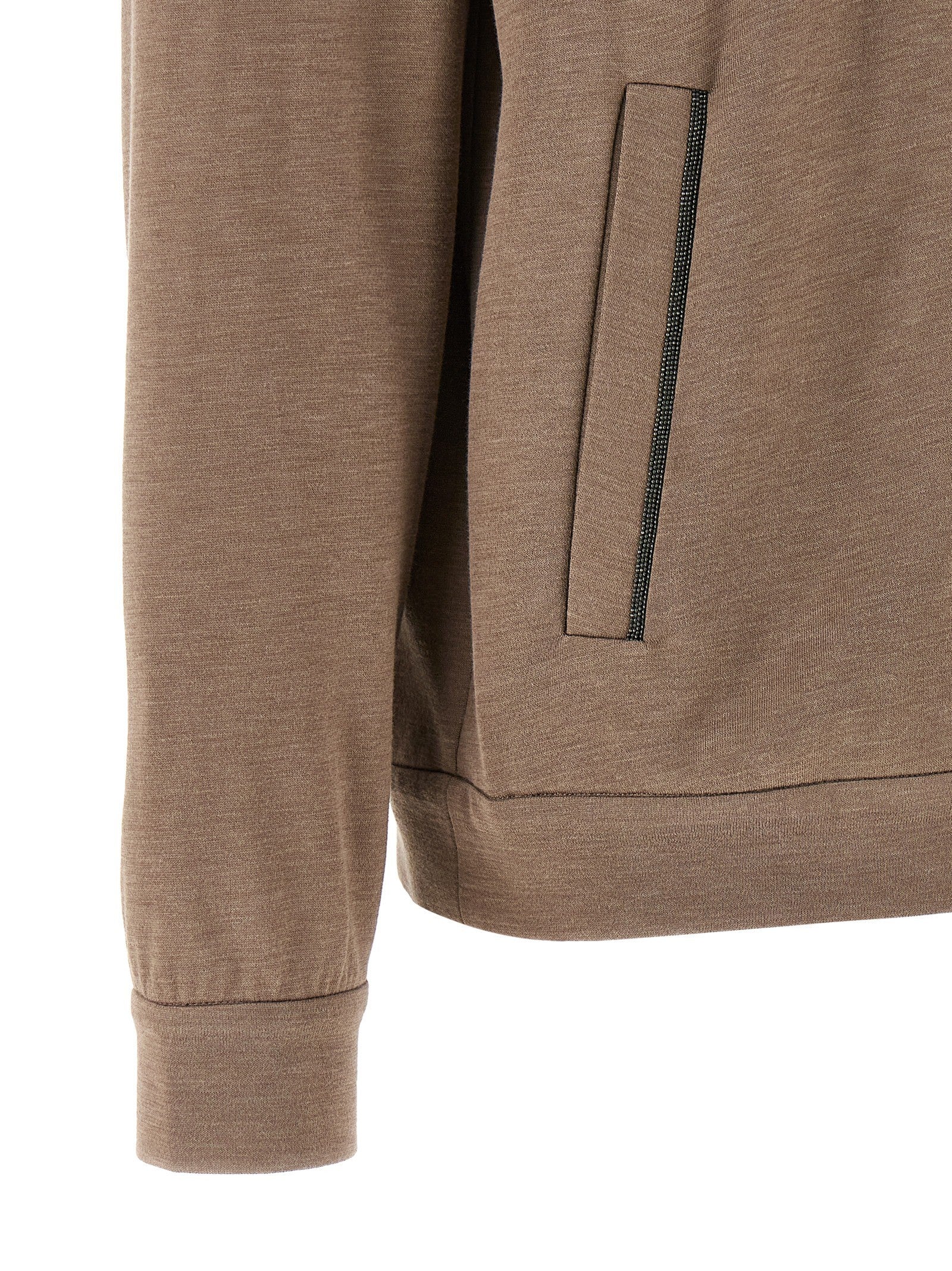 Brunello Cucinelli Monile Hoodie Brown