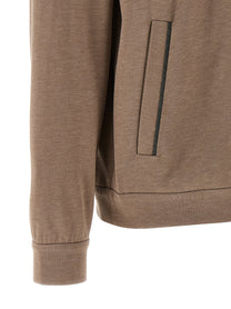 Brunello Cucinelli Monile Hoodie Brown