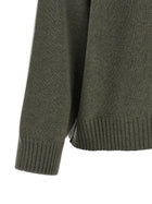 Brunello Cucinelli Monile Insert Sweater Green, view 4