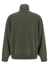 Brunello Cucinelli Monile Insert Sweater Green
