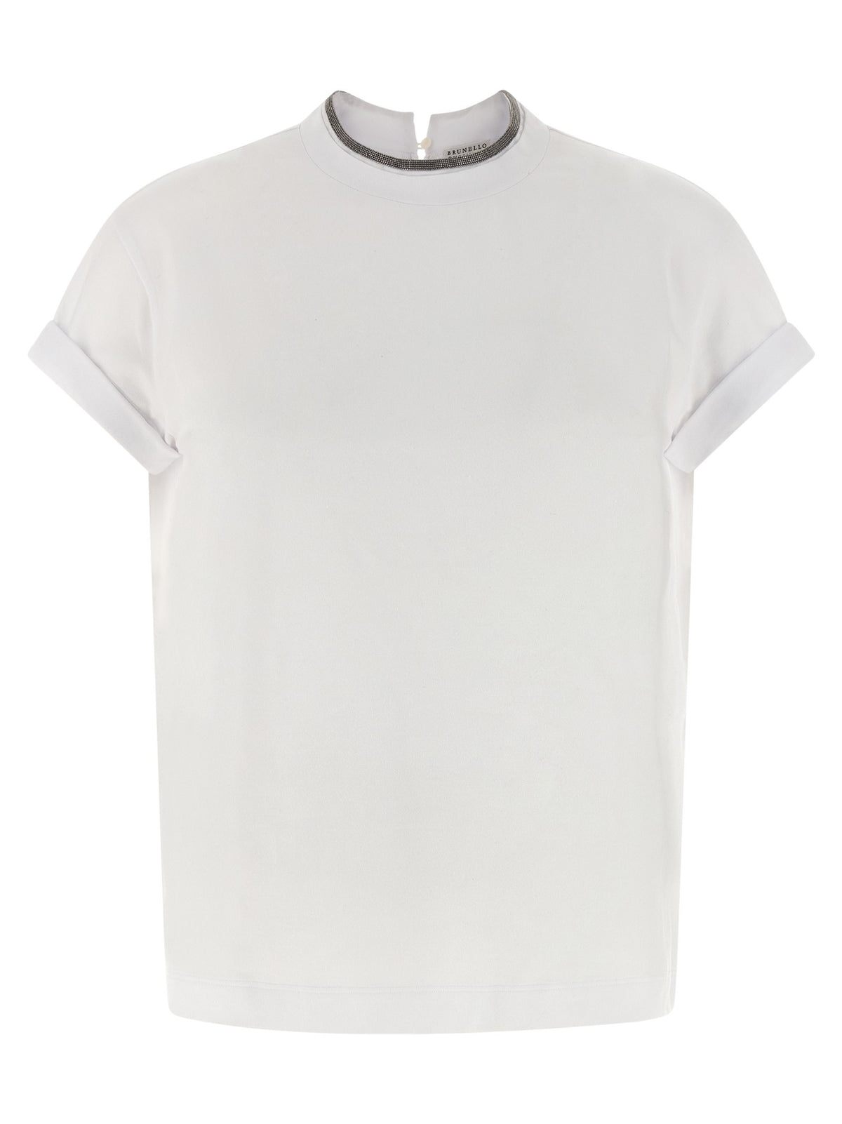 Brunello Cucinelli Monile Jersey Shirt White
