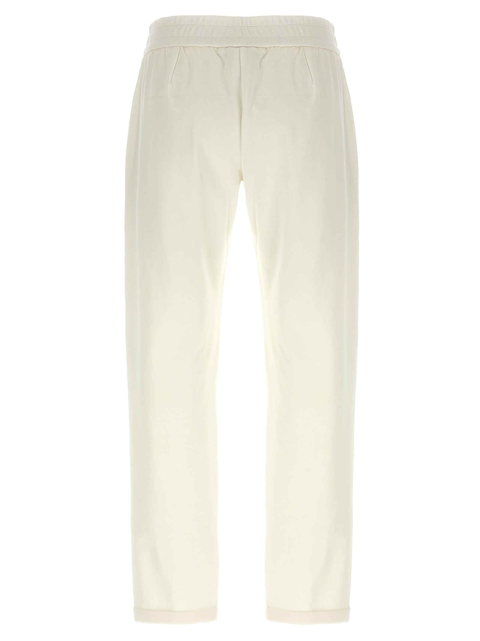 Brunello Cucinelli Monile Joggers White