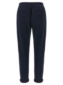 Brunello Cucinelli Monile Joggers Blue