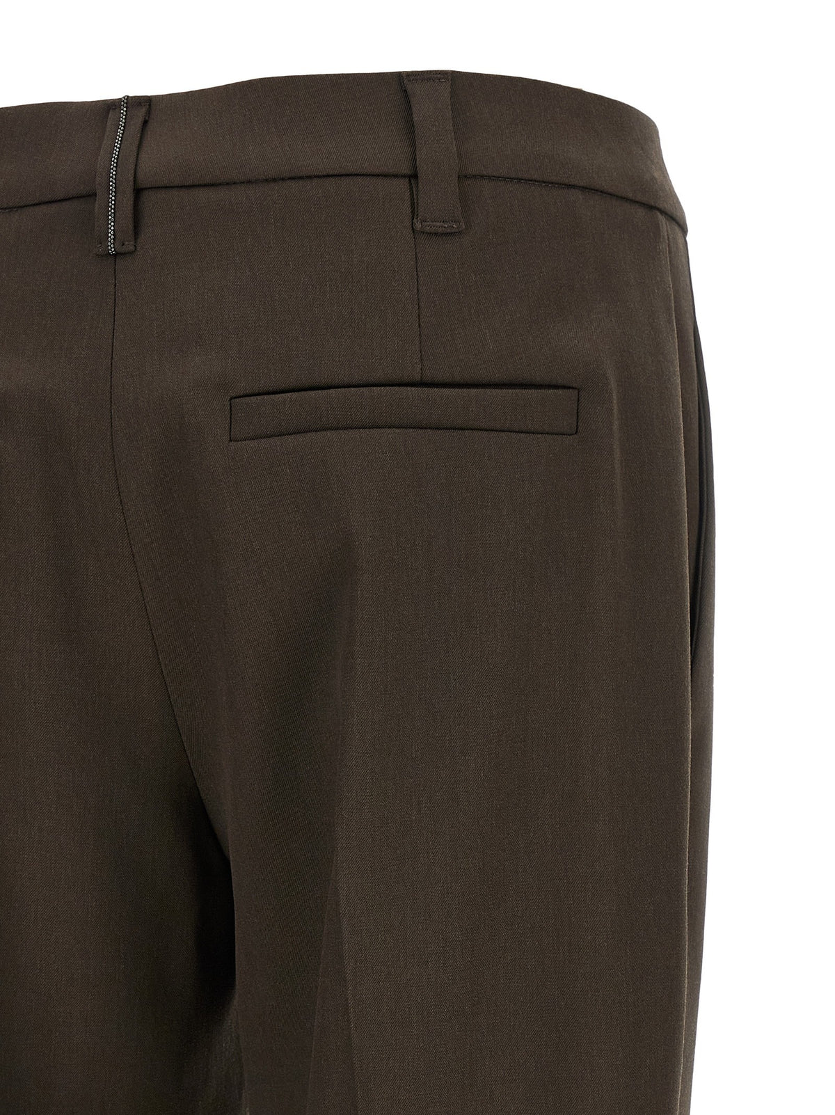 Brunello Cucinelli Monile Pants Brown, view 4