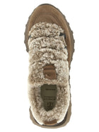 Brunello Cucinelli Monile Shearling Sneakers Brown, view 4