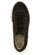 Brunello Cucinelli Monile Suede Sneakers Brown, view 4