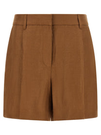 Brunello Cucinelli Monile Tailored Bermuda Shorts Brown