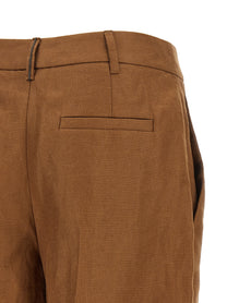 Brunello Cucinelli Monile Tailored Bermuda Shorts Brown