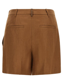 Brunello Cucinelli Monile Tailored Bermuda Shorts Brown