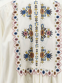 Isabel Marant Étoile Women's Monique Viscose Blend Shirt White