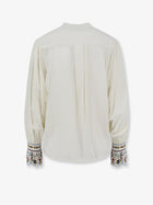 Isabel Marant Étoile Women's Monique Viscose Blend Shirt White, view 2