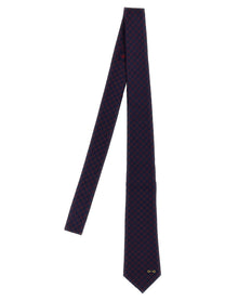 Gucci Mono Morset Tie Blue